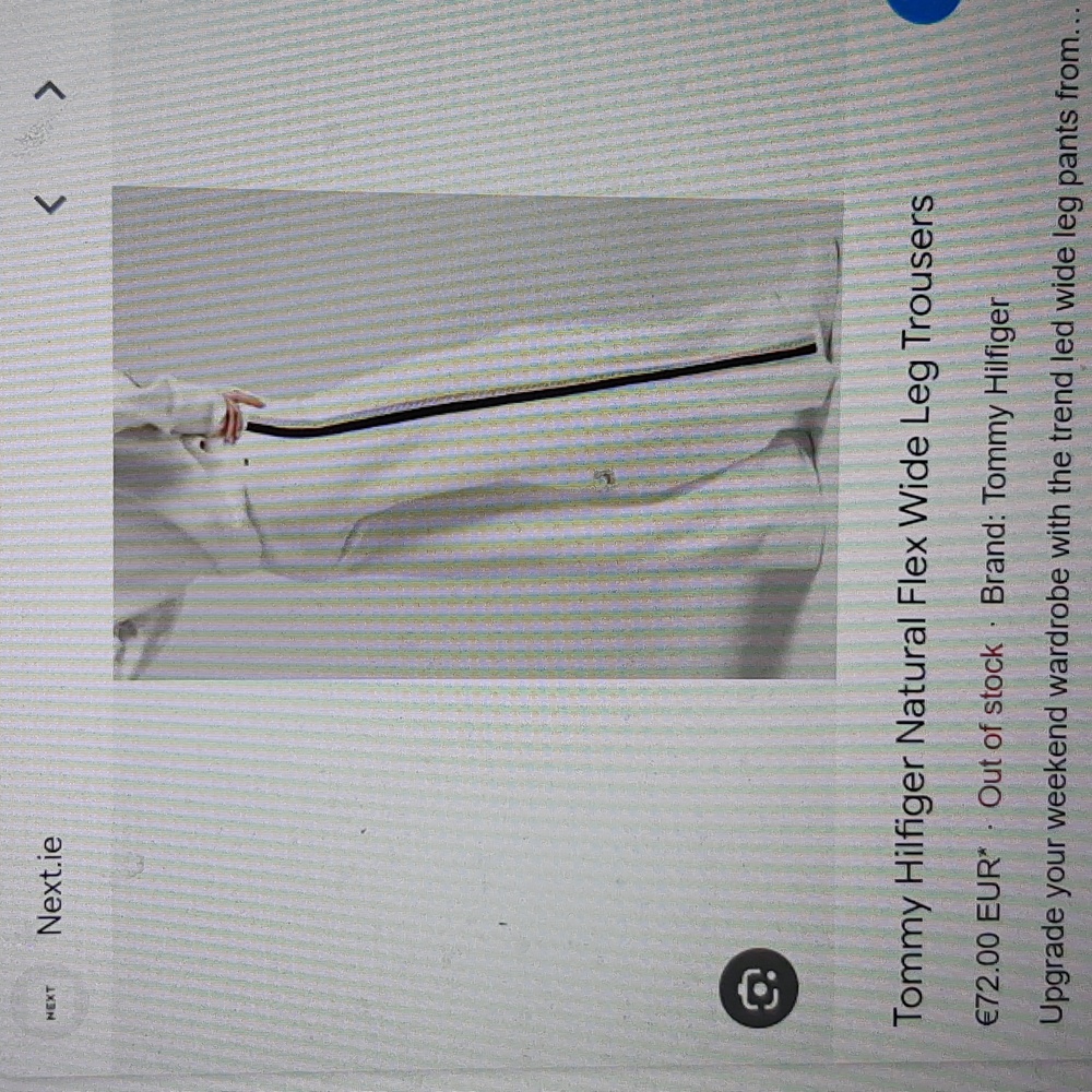 Tommy hilfiger color white with silver black traps